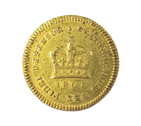 George III 1808 Third Guinea - VF