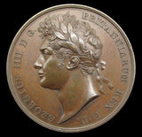 1821 Coronation Of George IV 35mm Bronze Medal - By Pistrucci