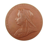 1897 Victoria Diamond Jubilee 56mm Bronze Medal - Cased