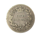 Victoria 1862 Shilling - Fine