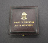 1903 Edward VII Board Of Education Science 38mm Bronze Medal - Cased