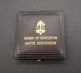 1903 Edward VII Board Of Education Science 38mm Bronze Medal - Cased