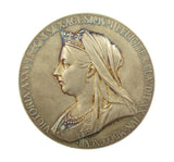1897 Victoria Diamond Jubilee 56mm Silver Medal - Cased