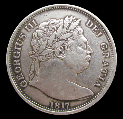 George III 1817 Halfcrown - GVF