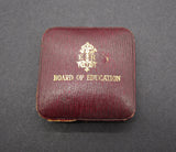 1910 Edward VII Board Of Education Science 38mm Bronze Medal - Cased