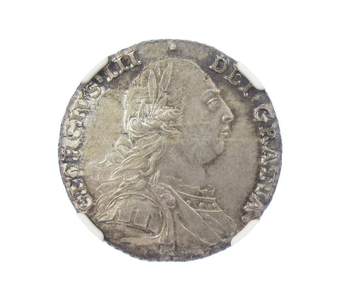 George III 1787 Shilling - NGC MS63