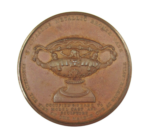 1829 Thomason's Medallic Vase 54mm Copper Medal - Cased