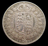 Victoria 1892 Halfcrown - GVF