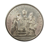 1837 Death Of William IV 54mm White Metal Medal