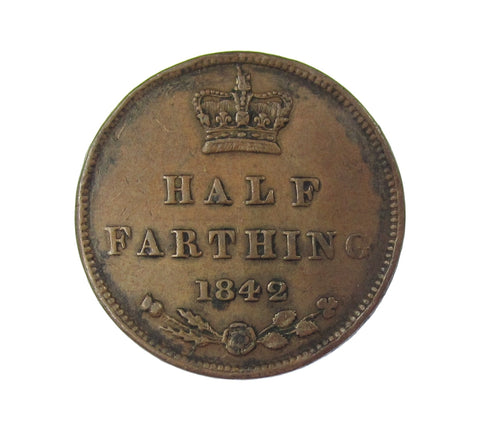 Victoria 1842 Half Farthing - VF