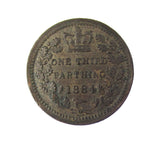 Victoria 1884 Third Farthing - GVF+