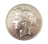 France 1890 Silver Gymnastics Medal - By Oudine