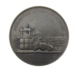 India 1865 Victoria Nagpore Exhibition Of Arts 43mm Medal - By Wyon