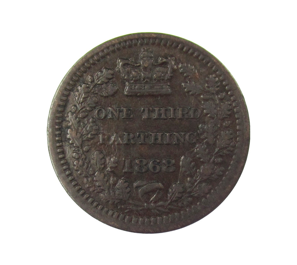 Victoria 1868 Third Farthing GVF Coopers Coins victoria-1868-third-farthing-gvf-coopers-coins