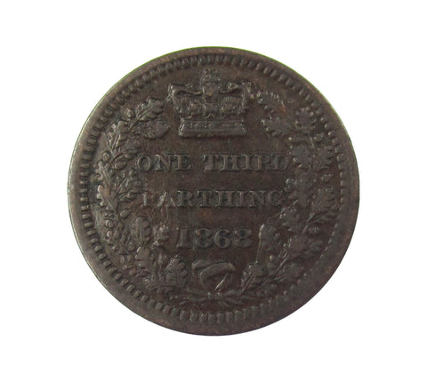 Victoria 1868 Third Farthing - GVF