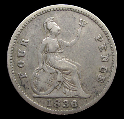William IV 1836 Groat - Fine