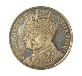 1911 Coronation Gerhartz & Co Bradford 38mm Silver Medal
