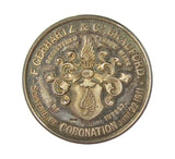 1911 Coronation Gerhartz & Co Bradford 38mm Silver Medal