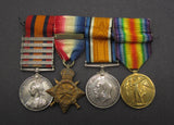 Boer War Victoria South Africa & WWI Medal Set - Royal West Kent Reg