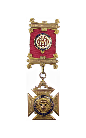 1930 Royal Antediluvian Order of Buffaloes 9ct Gold Masonic Medal