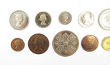 Elizabeth II 1953 10 Coin Cased Proof Set - Crown To Farthing