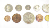 Elizabeth II 1953 10 Coin Cased Proof Set - Crown To Farthing