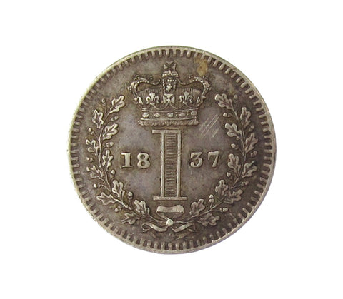 William IV 1837 Maundy Penny - EF
