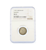 George III 1792 Maundy Fourpence - NGC MS62