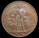 1881 Anniversary Of The Volunteer Movement 64mm Bronze Medal