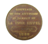 France 1889 Paris Eiffel Tower Ascent 42mm Medal