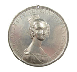 1837 Victoria Visit To London Guildhall 52mm Medal - By Davis
