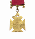 1930 Royal Antediluvian Order of Buffaloes 9ct Gold Masonic Medal