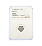 Charles II 1660-1685 Maundy Twopence - NGC AU58