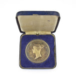 1975 Stampex Trophy Contest Award Silver Medal - Victoria Young Head