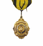 1923 Royal Antediluvian Order of Buffaloes 9ct Gold Masonic Medal