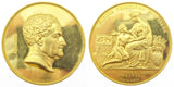 1841 Society Of Apothecaries Galen Medal Struck In Gold