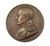 France 1840 Napoleon's Tomb At St Helena 41mm Medal - By Bovy