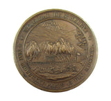 France 1840 Napoleon's Tomb At St Helena 41mm Medal - By Bovy