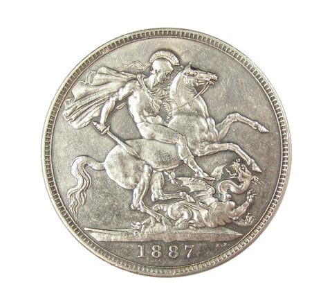 Victoria 1887 Crown - VF