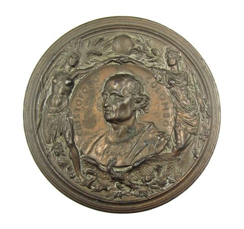 USA 1892 Cristoforo Colombo 102mm Bronze Medal