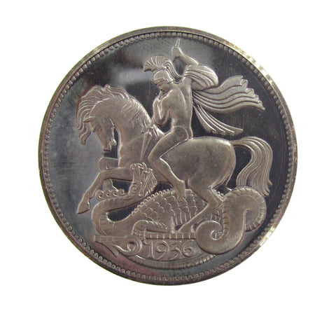 Edward VIII 1936 Silver Proof Fantasy Crown - By Hearn