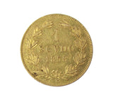Italy Pius IX 1858 Gold Scudo - GVF