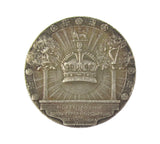 1902 Edward VII Coronation 24mm Silver Medal - By Frampton