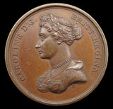1820 Return Of Queen Caroline To England 40mm Medal - By Kempson
