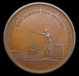 1820 Return Of Queen Caroline To England 40mm Medal - By Kempson