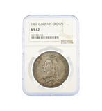 Victoria 1887 Crown - NGC MS62
