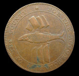 1811 Cornwall For Accommodation Cornish Penny Token - VF