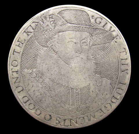 c.1616 James I & Prince Charles Silver Counter - VF