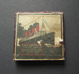 1915 Sinking Of The S.S Lusitania Cased Medal - Cased With Sheet