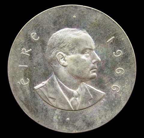 Ireland 1966 Easter Uprising Pearse Silver 10 Shilling Coin x 2